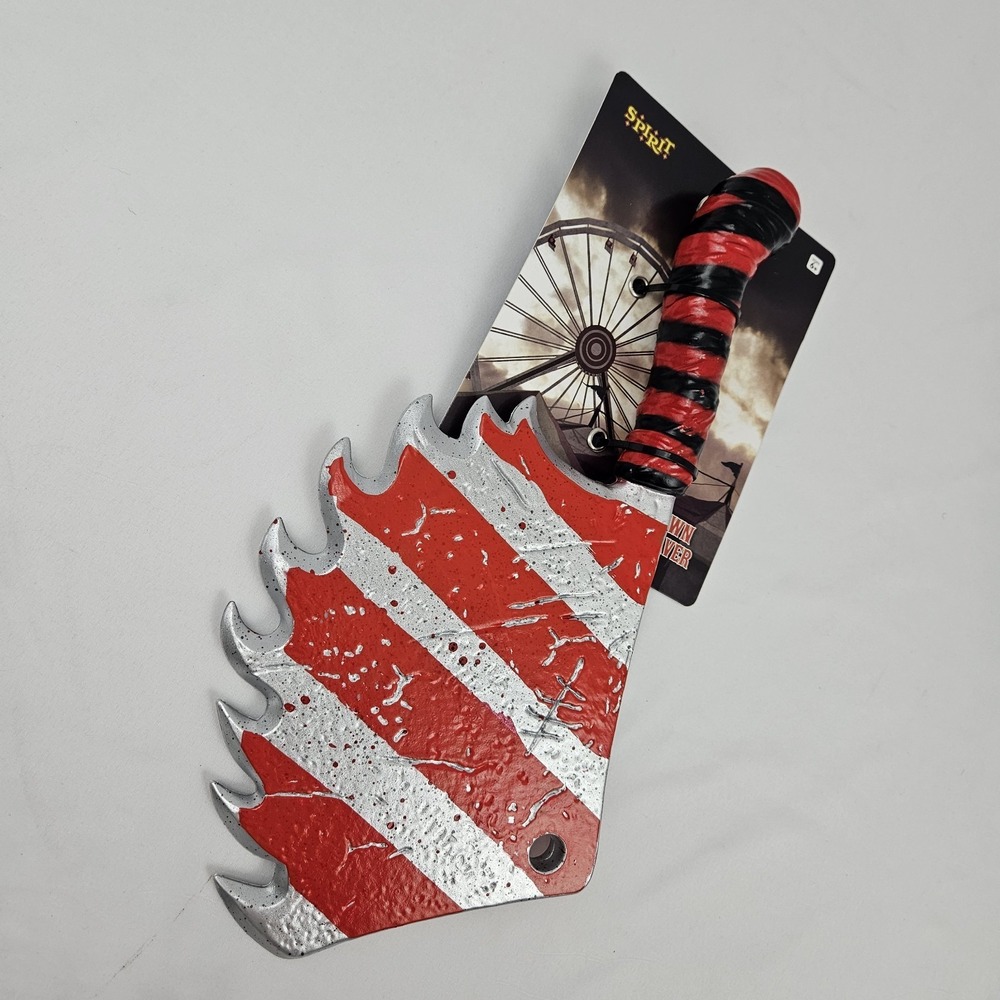 Spirit Halloween Prop Clown Cleaver Knife Costume Decor New in Package